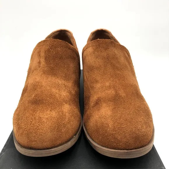 Toms Shaye Ankle Boots sz 6 Bootie Women Suede Western Shootie Slip on