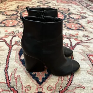 Tory Burch Black Leather Ankle Boots