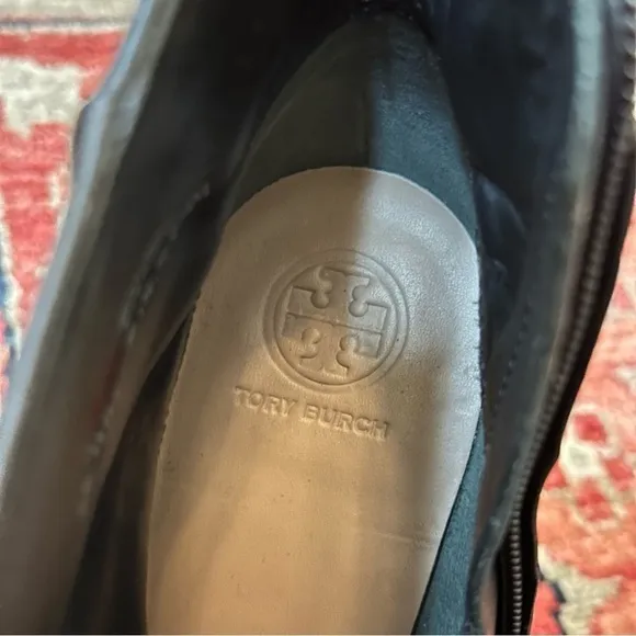Tory Burch Black Leather Ankle Boots