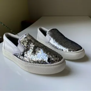 Tory Burch Carter Slip-on Sequined Sneakers size 8