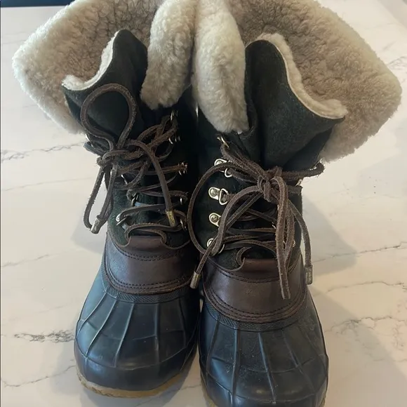Tory Burch Green and Brown Women's Boots