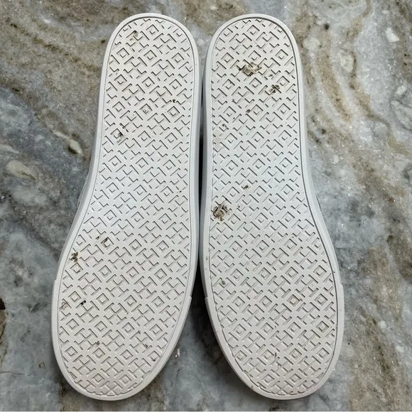 Tory Burch Jesse Perforted Slip On Sneakers Size 9.5