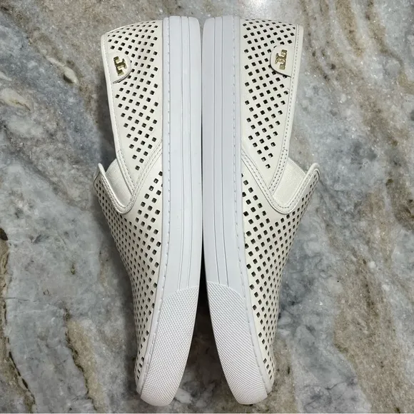 Tory Burch Jesse Perforted Slip On Sneakers Size 9.5