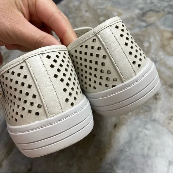 Tory Burch Jesse Perforted Slip On Sneakers Size 9.5