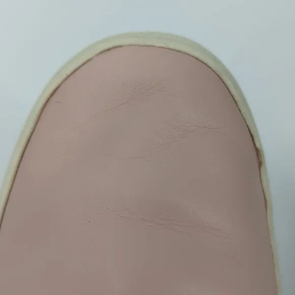 Tory Burch Jessie Pink Slip On Leather Sneakers 7M
