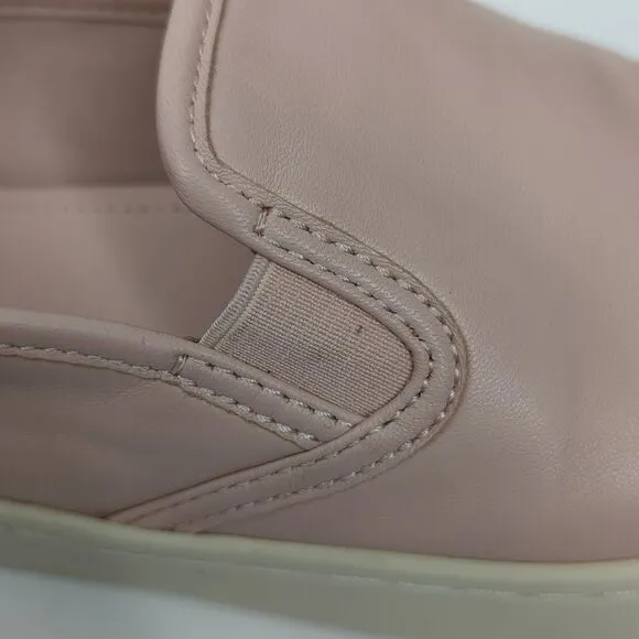 Tory Burch Jessie Pink Slip On Leather Sneakers 7M