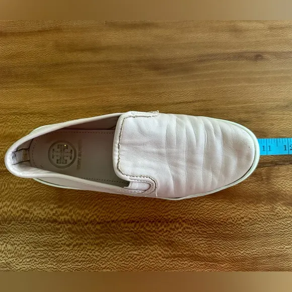 Tory Burch Jessie Pink Slip On Leather Sneakers
