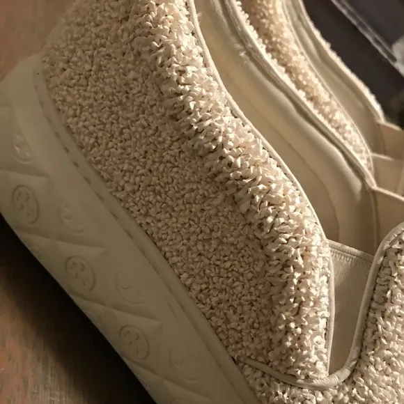Tory Burch Ladybug slip on sneakers.