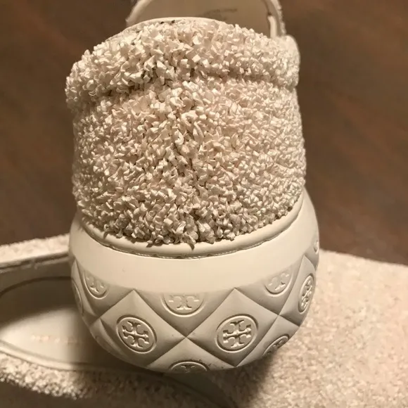 Tory Burch Ladybug slip on sneakers.