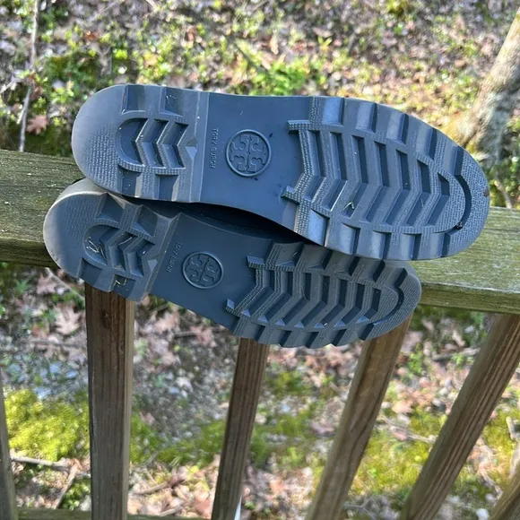Tory Burch Logo Rain Boots