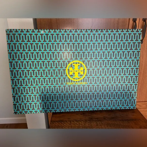 Tory Burch Perfect Black Double T Riding Boot Vachetta Leather Size 6