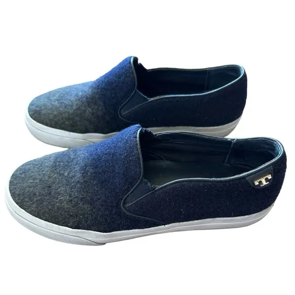 Tory Burch Rudi Stardust Blue Green Ombré Women’s Sneakers Size 6.5