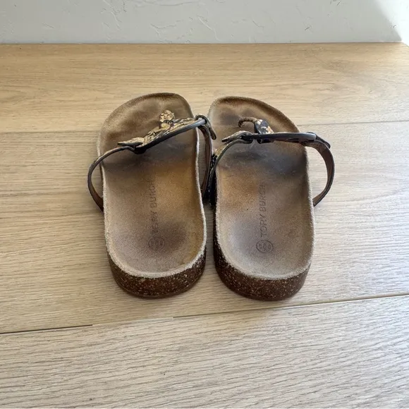 Tory Burch Sandals Shoes Women’s Miller Cloud Snake Designer Leather Spring