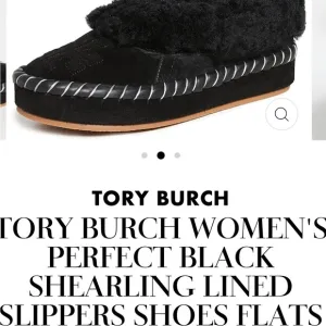 Tory Burch Shearling Slippers
