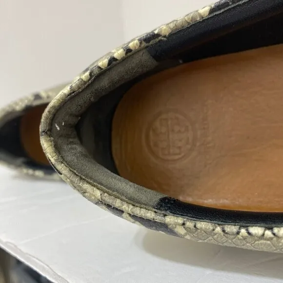 Tory Burch snakeskin slip-on sneakers Size 8.5