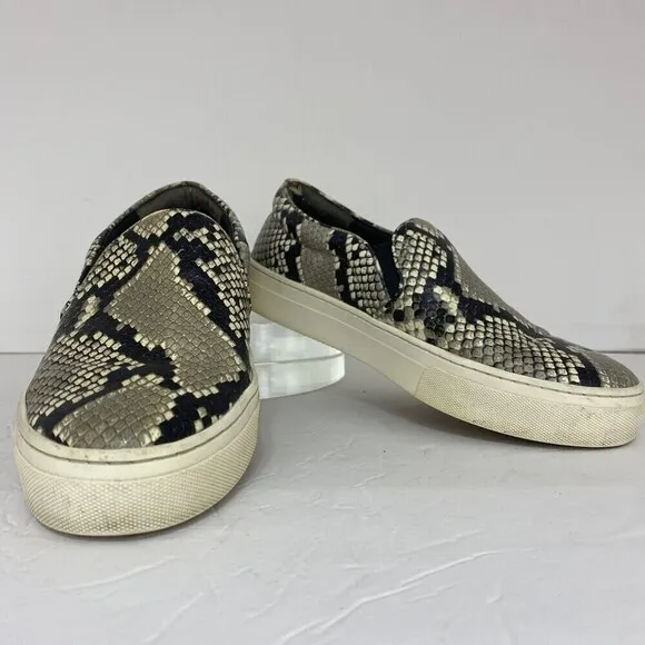 Tory Burch snakeskin slip-on sneakers Size 8.5