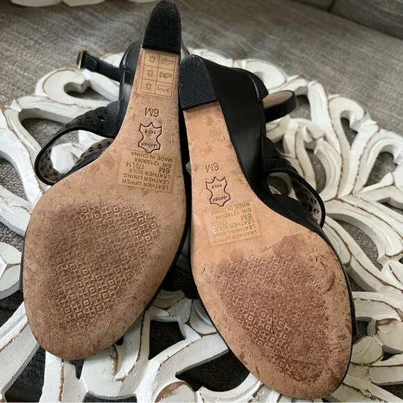 Tory Burch Wedge Heels Sandals Shoes Women’s  6