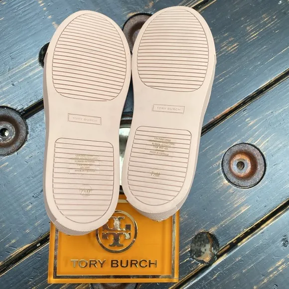 Tory Burch Willa Quilted Slip-On Sneakers with Gold Logo Detail