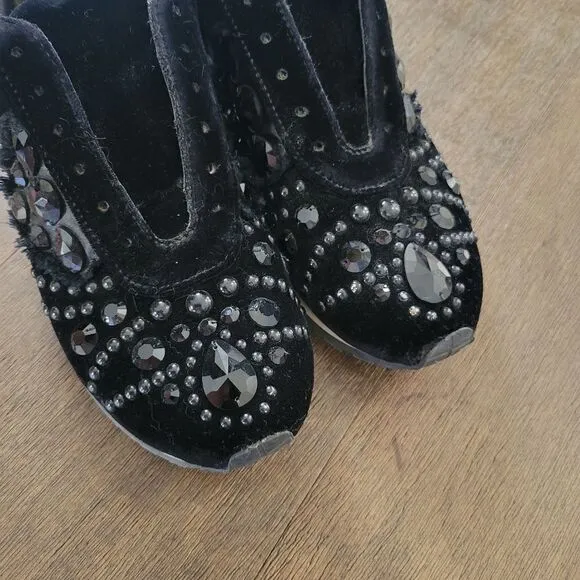 Tory Burch embellished slip on sneakers 37