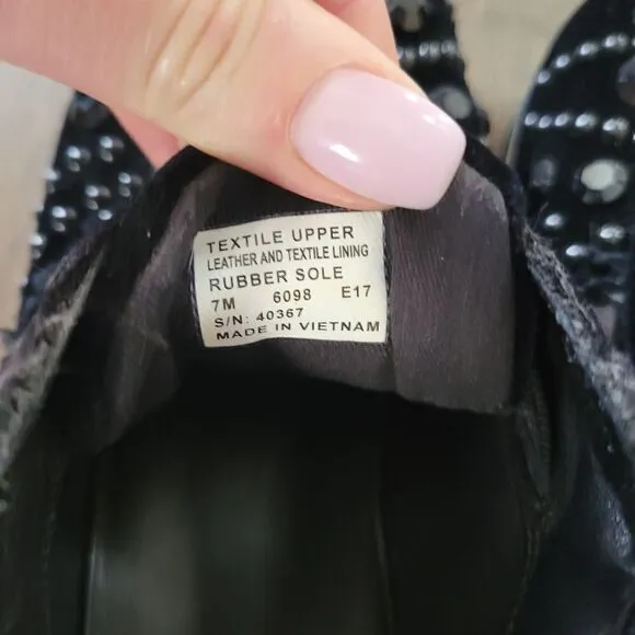 Tory Burch embellished slip on sneakers 37