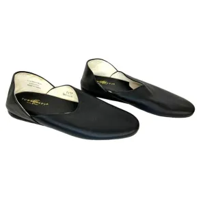 TOWN CRAFT | Black Genuine Leather Padded Slip-Ons Slippers Shoes | Men's 11