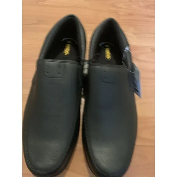 TredSafe Manon II Mens Shoes Lightweight Oil &amp; Slip Resistant Black Choose Size