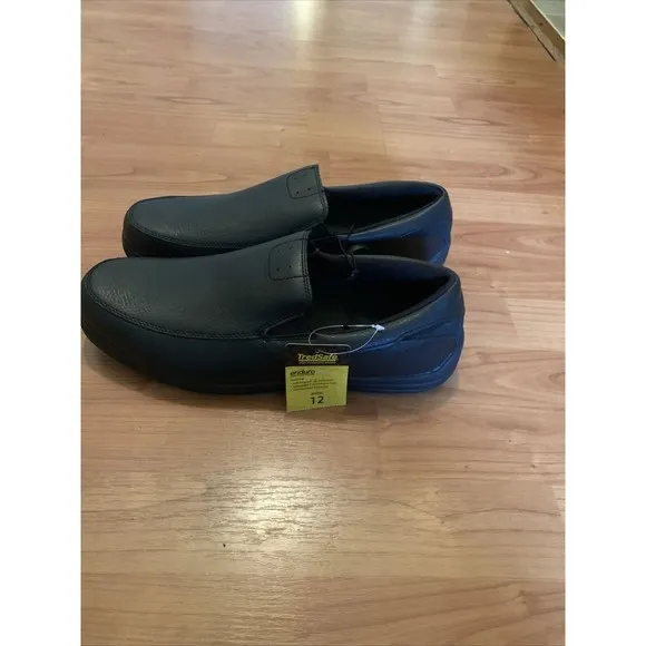 TredSafe Manon II Mens Shoes Lightweight Oil &amp; Slip Resistant Black Choose Size