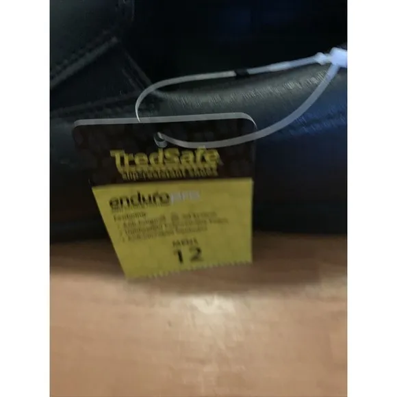 TredSafe Manon II Mens Shoes Lightweight Oil &amp; Slip Resistant Black Choose Size