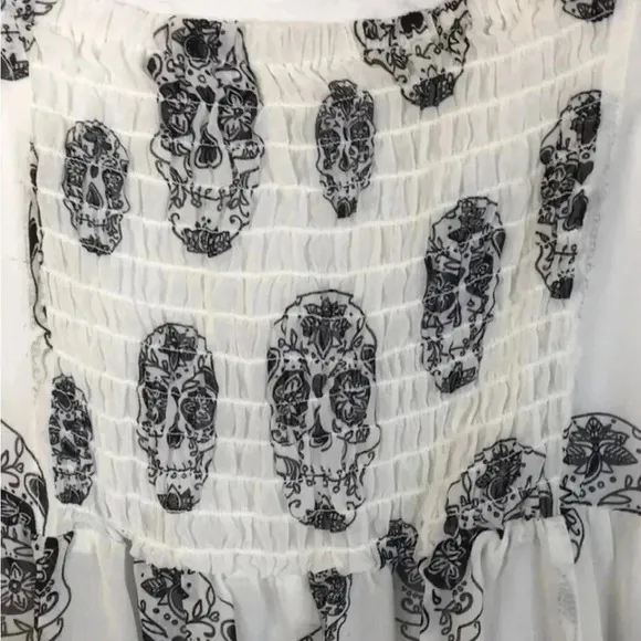 Tripp NYC Daang Goodman Skull Corset Detail Dress 4X