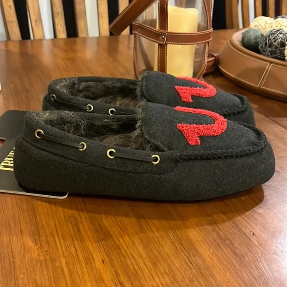 True Religion Men’s Slippers House Shoes new black multiple sizes available