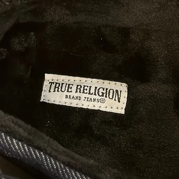True Religion Men’s Slippers House Shoes new black multiple sizes