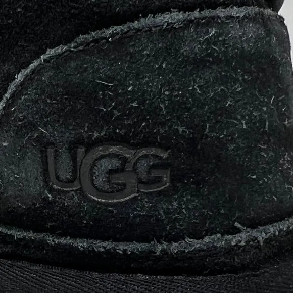UGG 3236 Neumel Women's Suede Wool Chukka Ankle Boots - Black - Size 12
