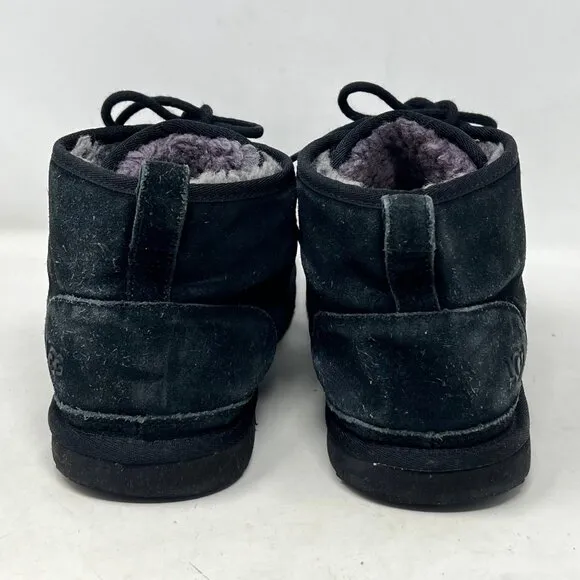 UGG 3236 Neumel Women's Suede Wool Chukka Ankle Boots - Black - Size 12