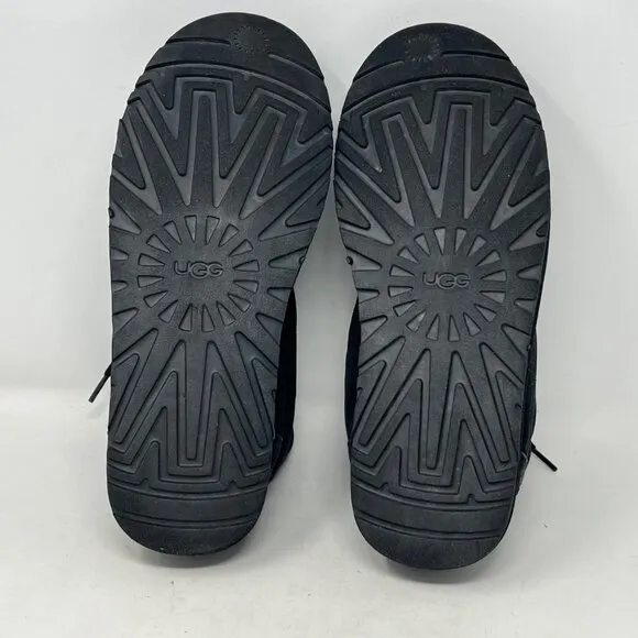 UGG 3236 Neumel Women's Suede Wool Chukka Ankle Boots - Black - Size 12