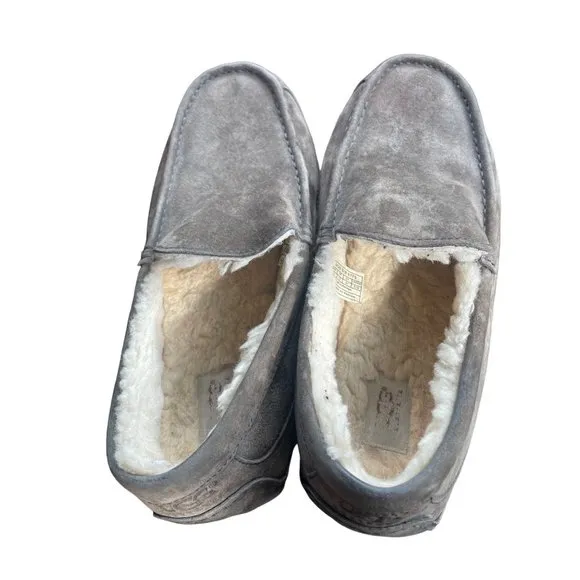 Ugg 5775 Ascot Suede‎ Sheepskin Moccasin Slippers Shoe Men US 13