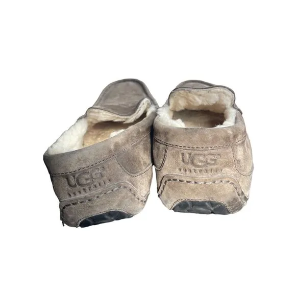 Ugg 5775 Ascot Suede‎ Sheepskin Moccasin Slippers Shoe Men US 13