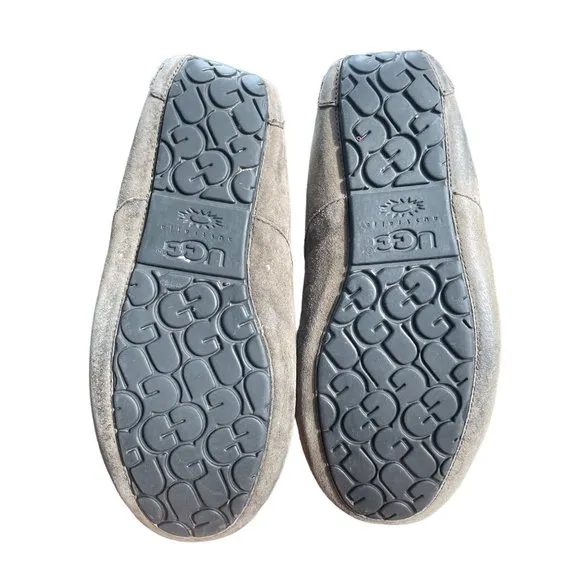 Ugg 5775 Ascot Suede‎ Sheepskin Moccasin Slippers Shoe Men US 13