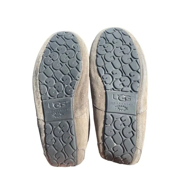 Ugg 5775 Ascot Suede‎ Sheepskin Moccasin Slippers Shoe Men US 13