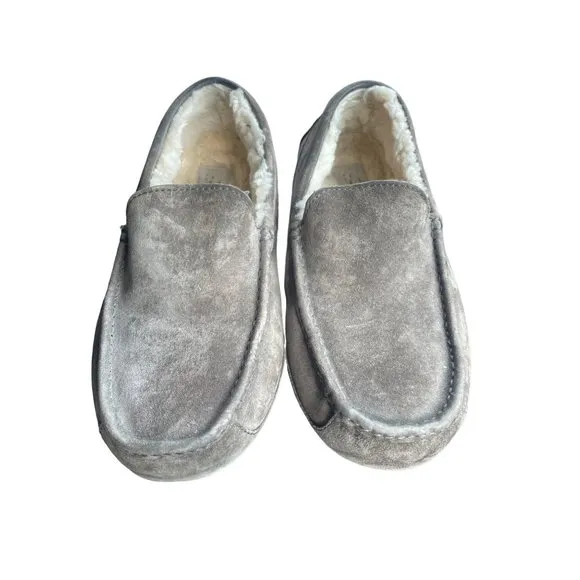 Ugg 5775 Ascot Suede‎ Sheepskin Moccasin Slippers Shoe Men US 13