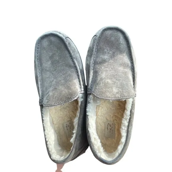 Ugg 5775 Ascot Suede‎ Sheepskin Moccasin Slippers Shoe Men US 13