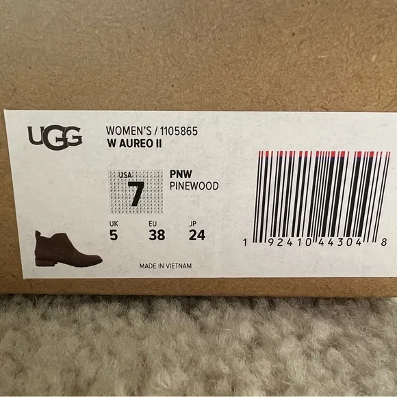 UGG Ankle Boots- Aureo II Suede Brown