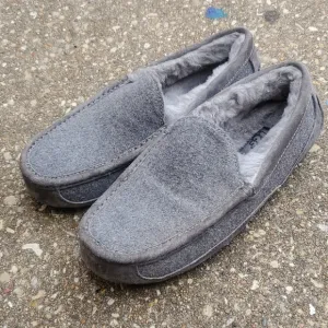 UGG Ascot Moccasin Slippers Grey UGGPure Shoes 8