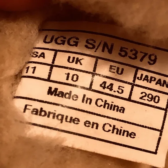 UGG Ascot red-brown leather moccasin slippers shoes