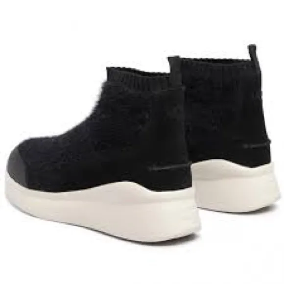 UGG Australia Griffith Black Wool Slip On Sneakers