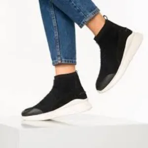 UGG Australia Griffith Black Wool Slip On Sneakers