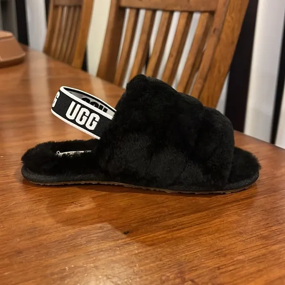 Ugg Australia T Fluff Yeah slides sandals shoes new Toddlers Boys Girls Size 11