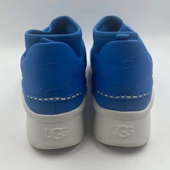 UGG Australia Womens Neutra Size 8 Sneaker Slip On Neon Blue Shoes