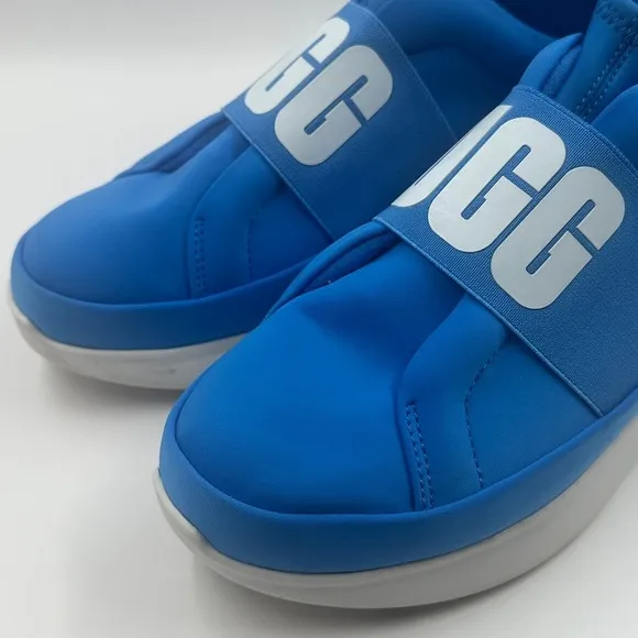 UGG Australia Womens Neutra Size 8 Sneaker Slip On Neon Blue Shoes