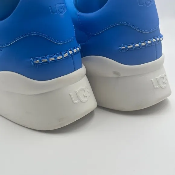 UGG Australia Womens Neutra Size 8 Sneaker Slip On Neon Blue Shoes