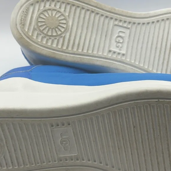 UGG Australia Womens Neutra Size 8 Sneaker Slip On Neon Blue Shoes